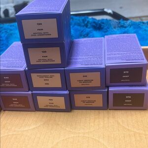 Youth Foria skin tint serum foundations. Shades 540/120/315/570